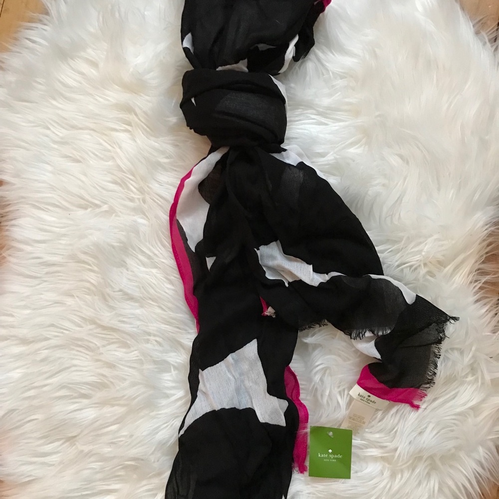 Kate Spade | Blot Dot Oblong Scarf | NWT